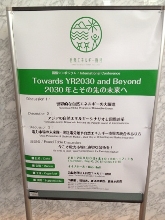 2030年とその先の未来への看板